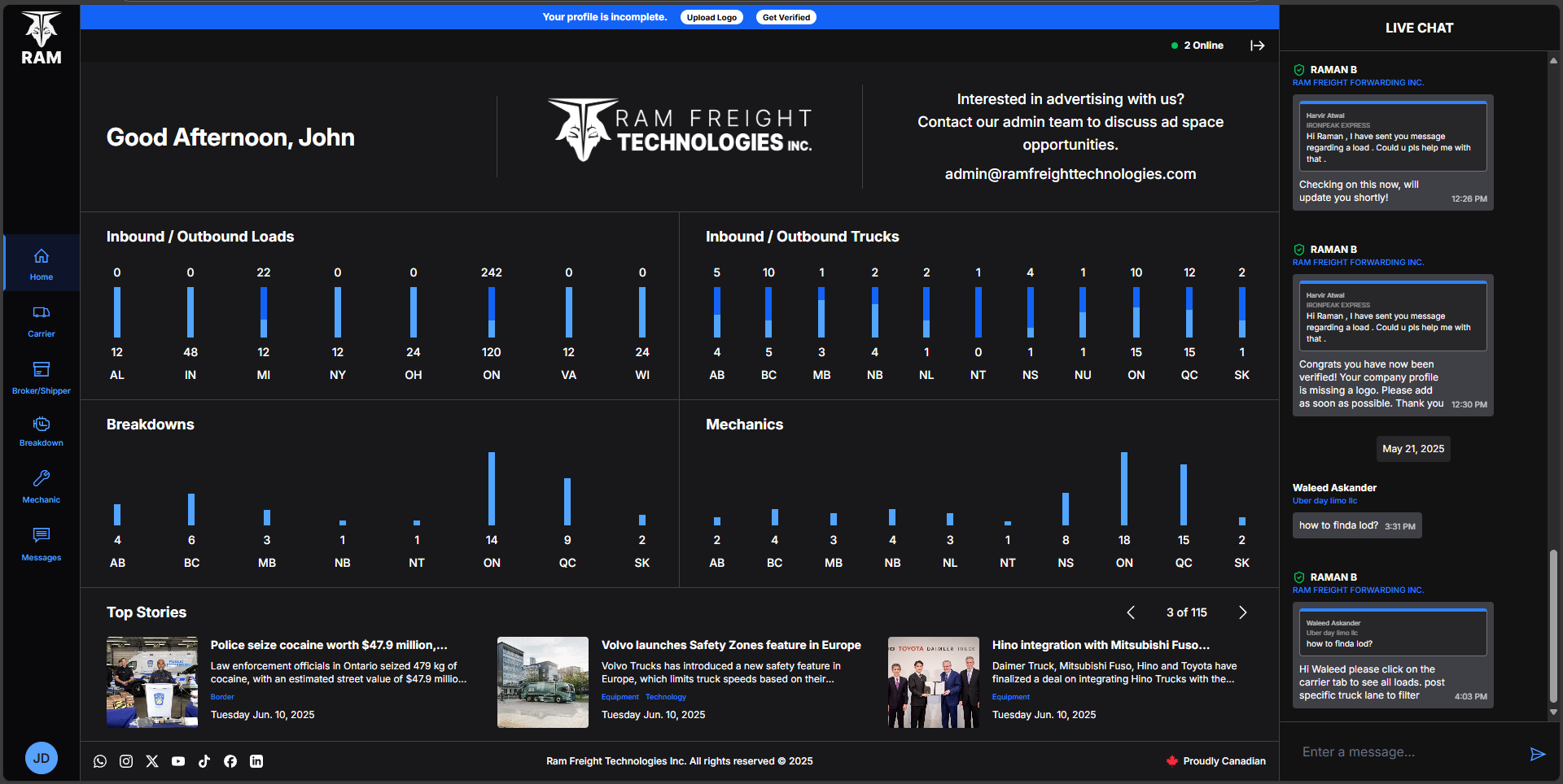 Sign-Up Finished screenshot